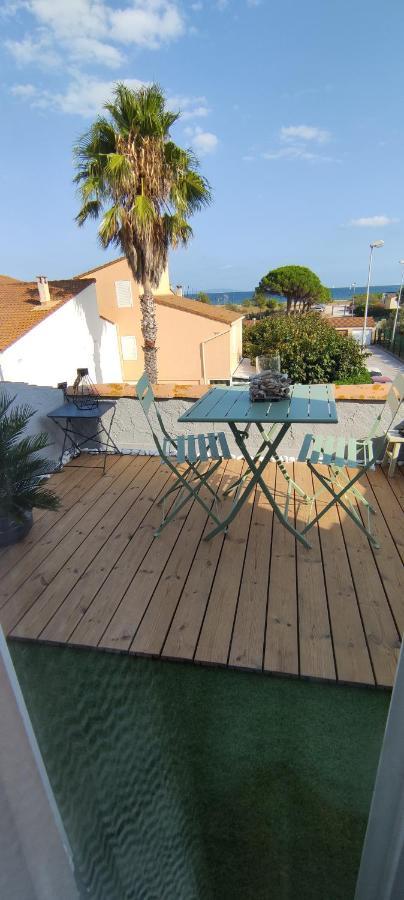 Suite Avec Tropezienne Vue Mer Hyères Eksteriør billede